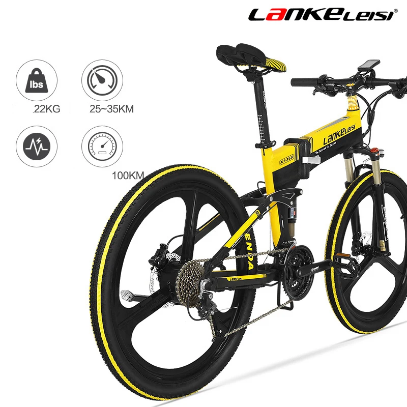 26 &quotскладной велосипед со скрытой батареей 48V 400W с Eletric E Smart Mountain складной