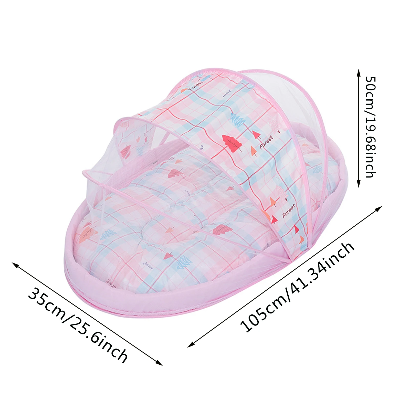 

Portable Newborn Infants Canopy Tent Folding Canopy Masquito Net Installation Free Bed Supplies Baby Care Summer Outdoor Tent