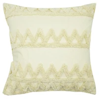 moroccan decorative pillowcase embroidered tufted cushion covers geometric pattern pillow case throw cotton cushion cover