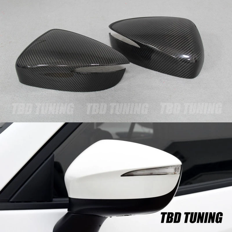 

Rear View Mirror Cover For Mazda CX-3 CX-4 CX-5 2015 2016-2019 Carbon Fiber Mirror Replacement Style Car Wing Mirror Cover