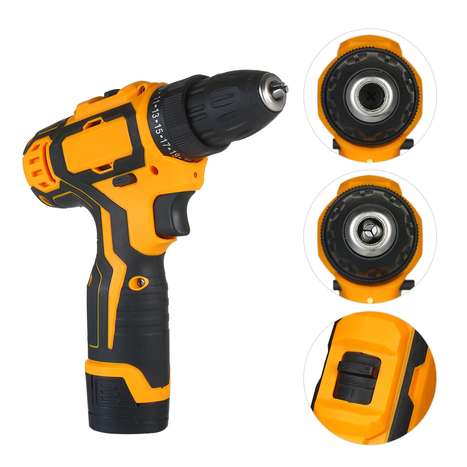 Дрель аккумуляторная компактная 18 в с регулировкой крутящего