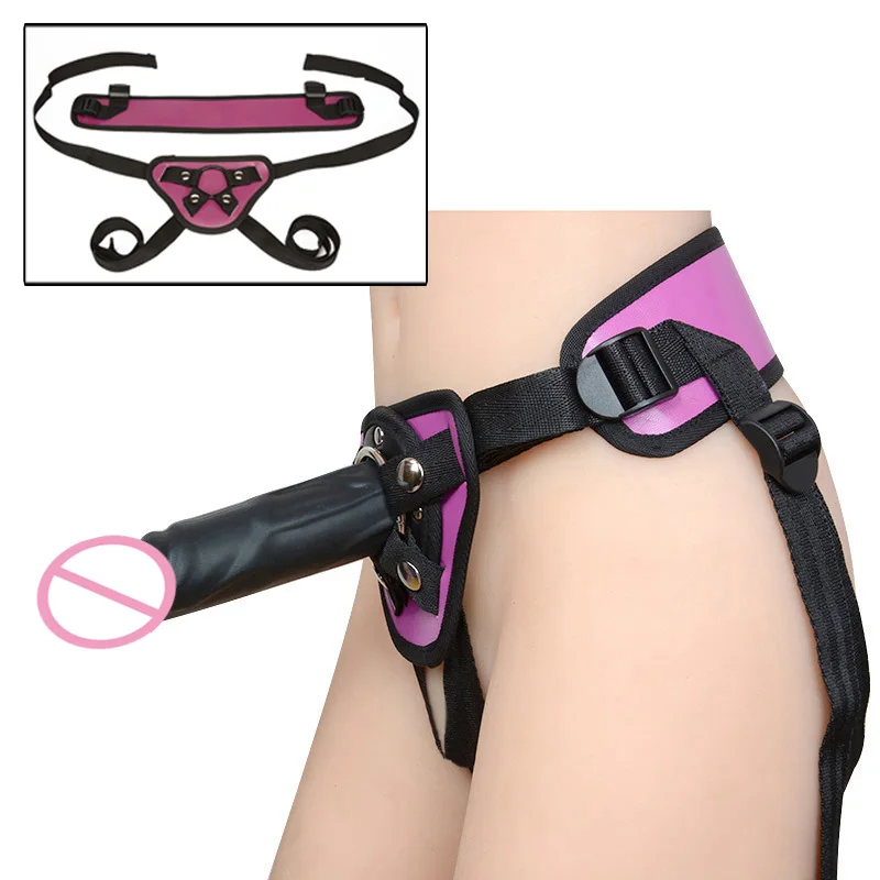 Носимый огромный фаллоимитатор трусики кожа страпон секс ремень на бондаж жгут