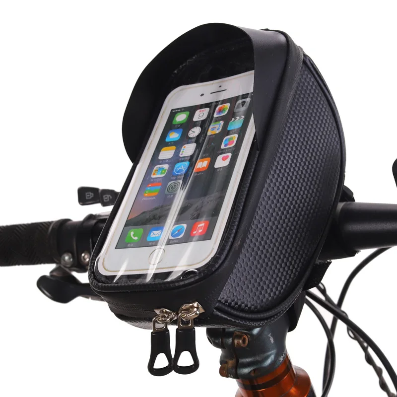 

Bicycle Touch Screen Large Capacity Front Hand Bag Riding Mobile Phone Rainproof Navigation Bag Tube Bag
