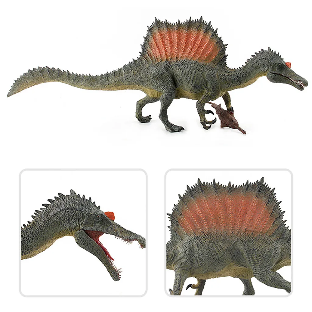 Большая симуляция рыбалки спинозавр динозавр модель Фигурка Реалистичная