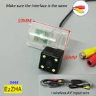 Автомобильная парковочная камера заднего вида для Mazda CX9 CX-9  CX5 CX-5 2019 2020 электротранспортного средства обратного резервного копирования автомобиля камера с возможностью съемки видео 4 светодиодный светильник