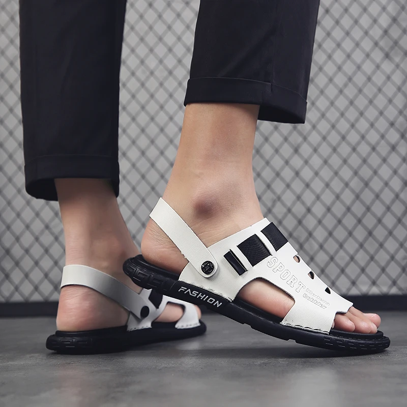 

Sandalia Masculina Sandalias De Casa Sandali Uomo Sandals Shoes Men Sandel For Vietnam Man Summer Leather Big Size