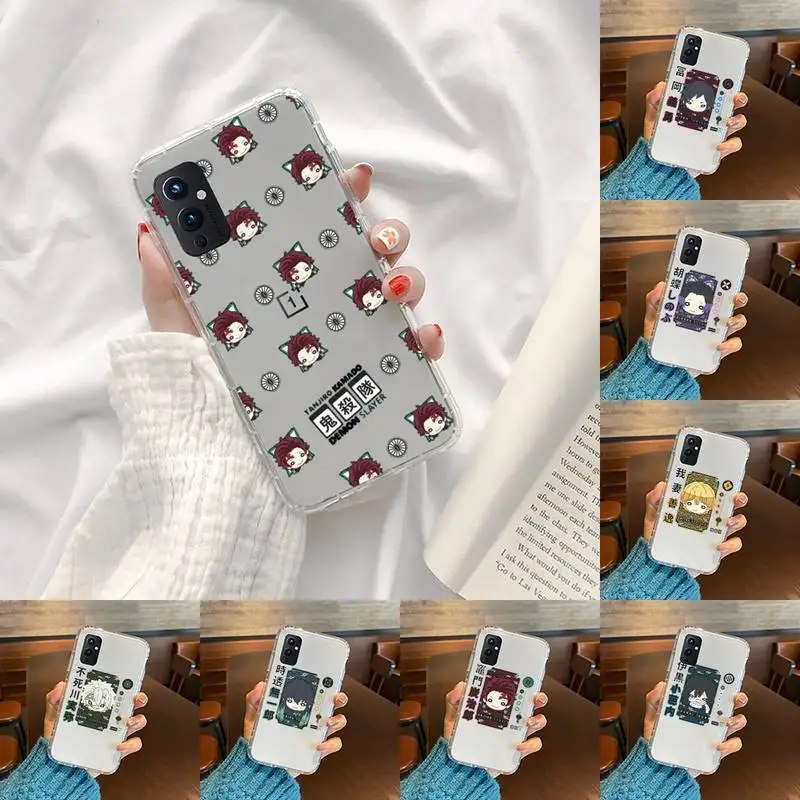 

Cute character of Demon Phone Case Transparent For OnePlus 9 8 7 7t 8t Oppo find X3 X2 reno5 Vivo X60 X50 Pro MeiZu 17 16XS