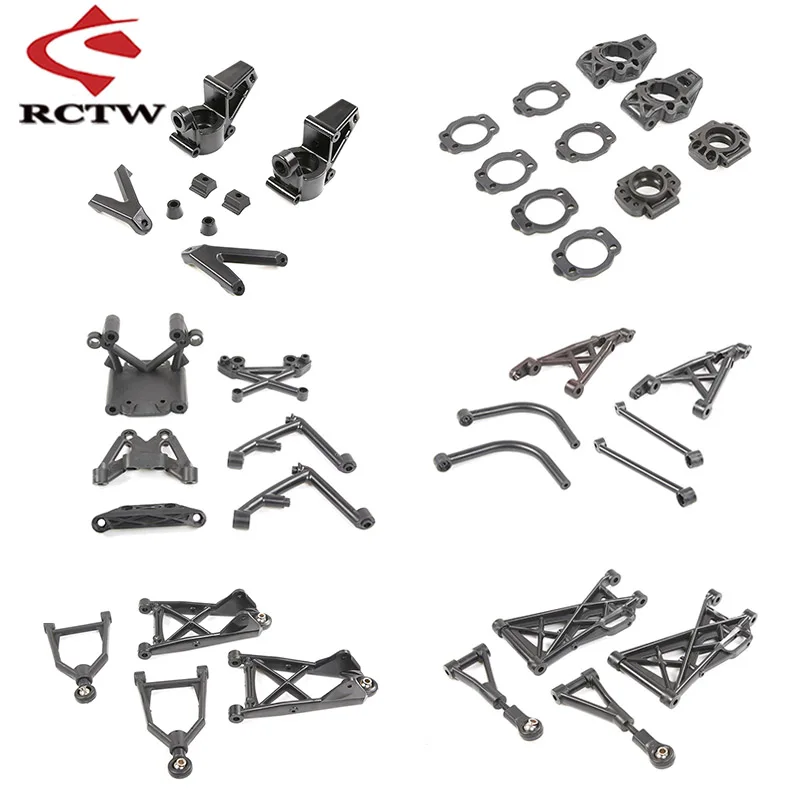 

Front or Rear Hub Carrier / Shock Tower / Suspension Arm Kit for 1/5 HPI ROFUN BAHA ROVAN BAJA KM 5T 5B 5SC RC CAR TOYS PARTS