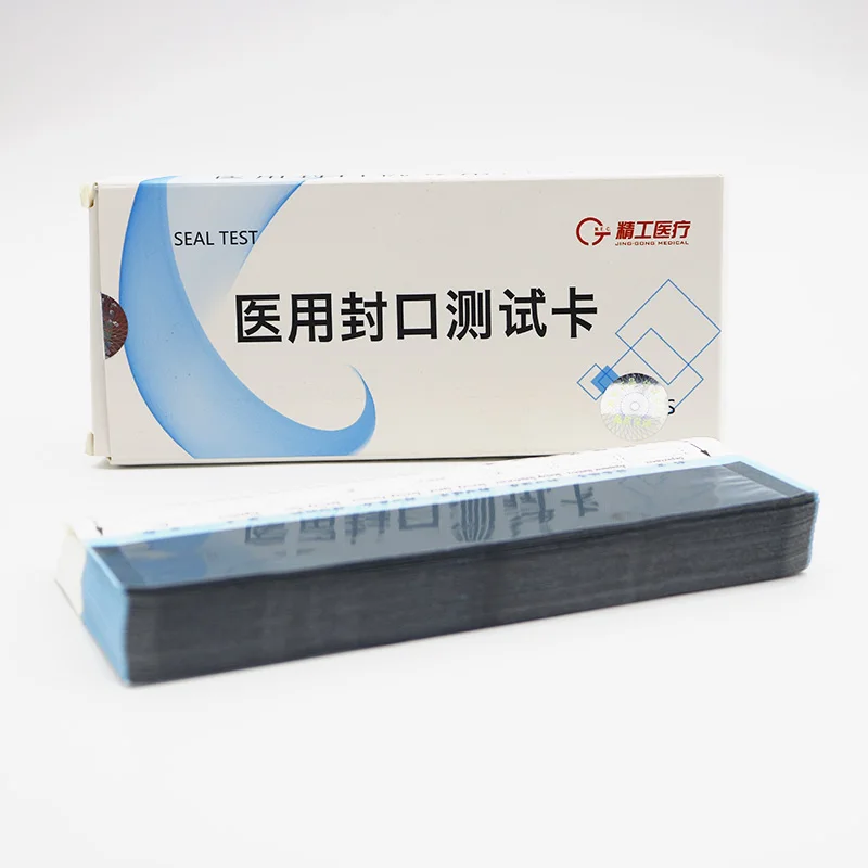High temperature test card for medical sealing effect