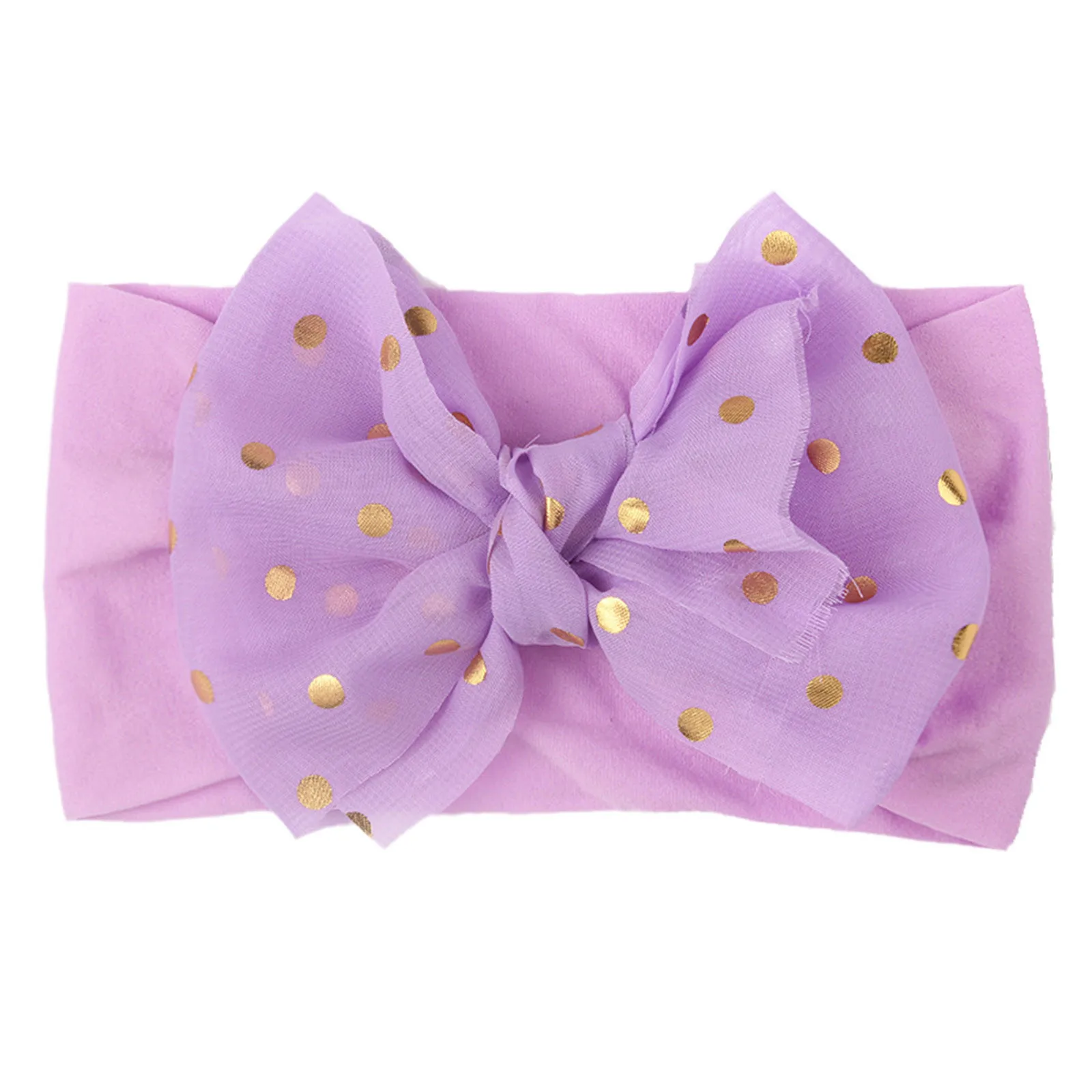 1 Pcs Baby Girl Headband Infant Hair Accessories Dotted Bow Newborn Headwear Rabbit Ear Head Wrap Gift Toddlers Bandage Ribbon | Детская