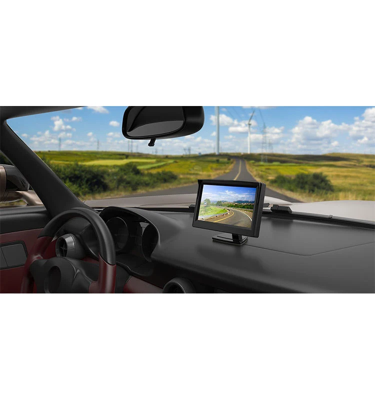 Автомобильный монитор 5 дюймов TFT ЖК дисплей &quotHD цифровой 16:9 800*480 Экран 2 Way видео