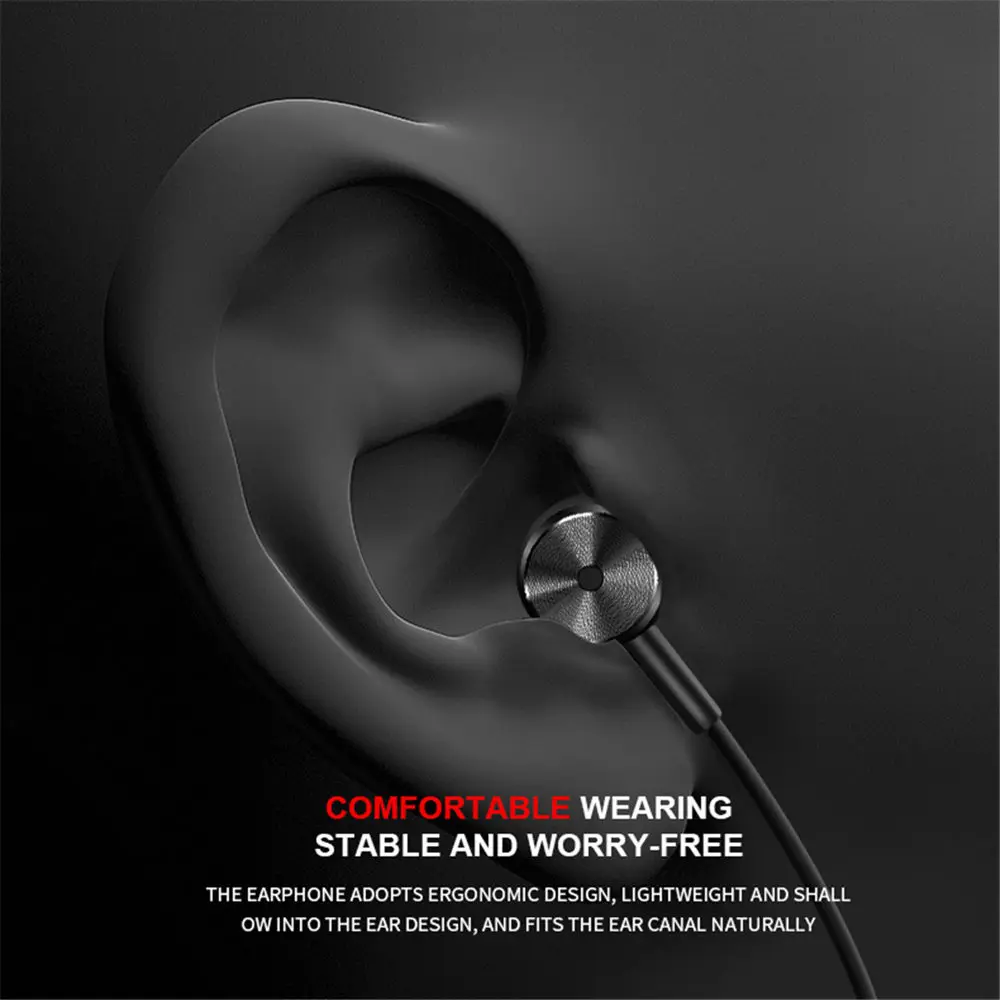 HYASIA Wireless Headset Bluetooth5.0 In-ear Running Neck-mounted Bass Sports Earphone Gift for Friend Child Headphone Earbuds |