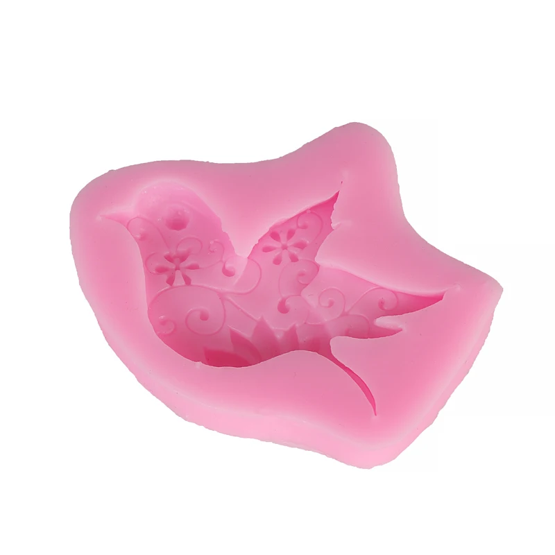 Силиконовая 3D сорока голубь птица торт Sugarcraft кухонная форма для самостоятельной