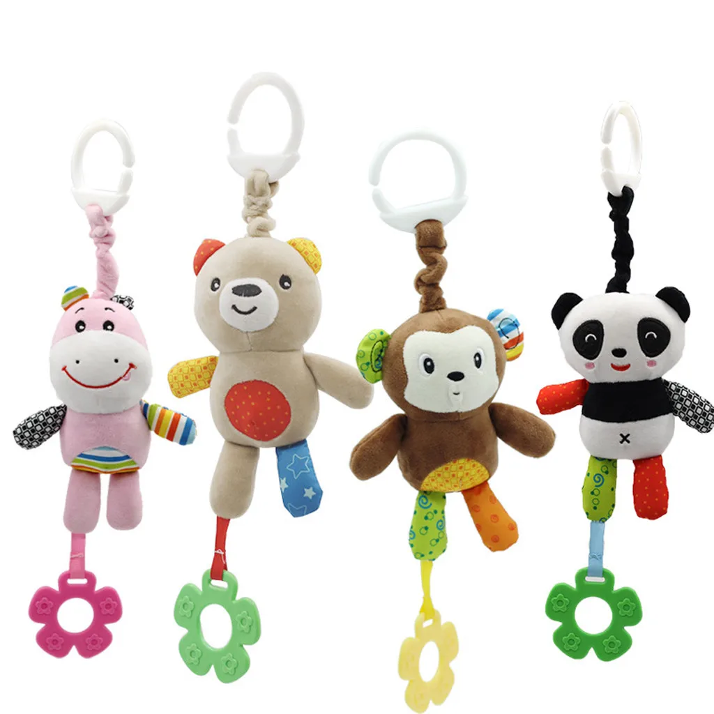 Плюшевая игрушка в виде животных спиральная колокольчика аксессуары для