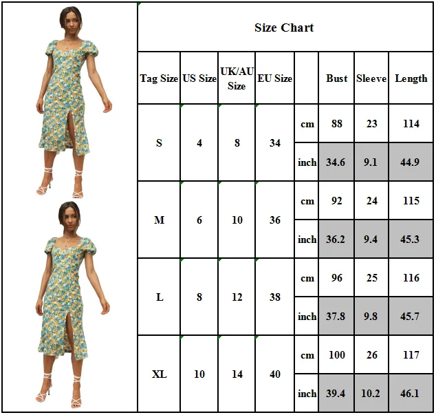

Fashion Style Womens Short Sleeve Floral Dress Hem Ladies Casual Midi Dress Beach Summer