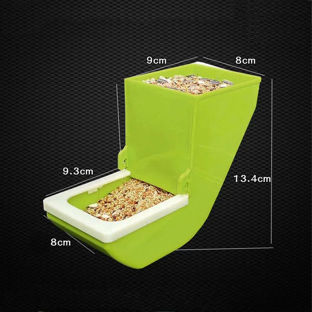 

Bird Feeder Durable Lightweight Seed Catcher Tray Birds Cage Hanging Food Dish Cup For Parrot Pigeon Feeding Holder