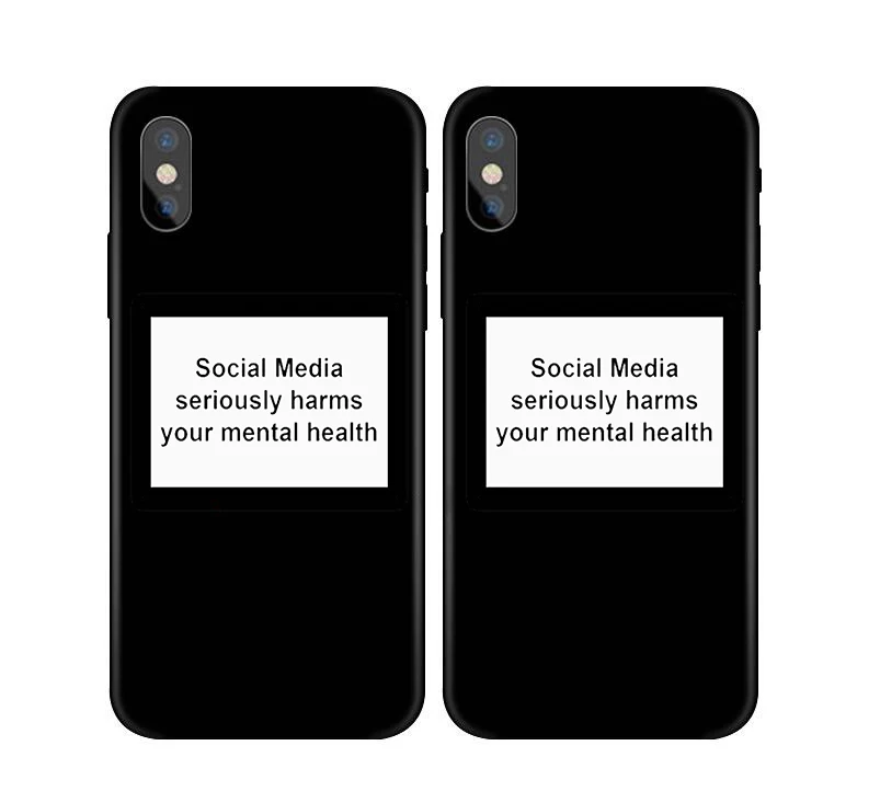 Социальные сети серьезно вредит вашему умственному здоровью Прозрачный чехол