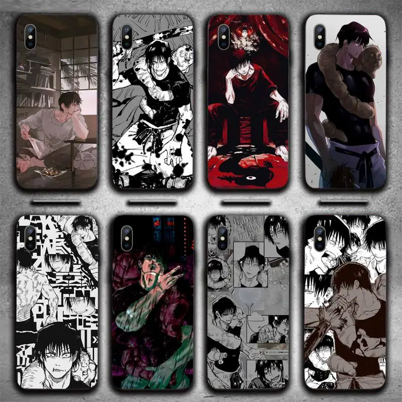 

Toji Fushiguro Jujutsu Kaisen anime Phone Case For iphone 12 11 13 7 8 6 s plus x xs xr pro max mini