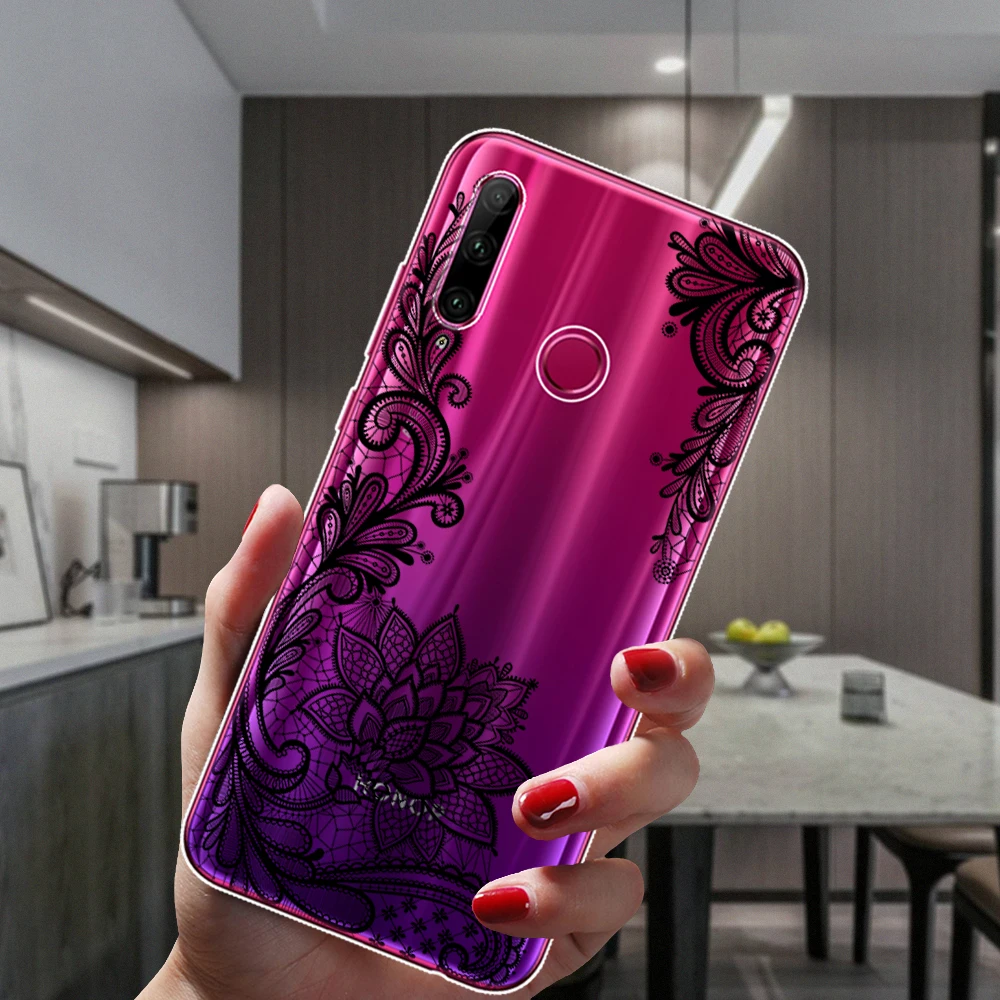 Фото Силиконовый чехол для телефона Huawei Honor 30 10i 20i 9 9X 8X Mate 10 20 Lite Pro пикантный цветочный Силиконовый чехол для телефона Huawei Honor 30 10i 20i 9 9X 8X Mate 10 20 Lite Pro пикантный цветочный