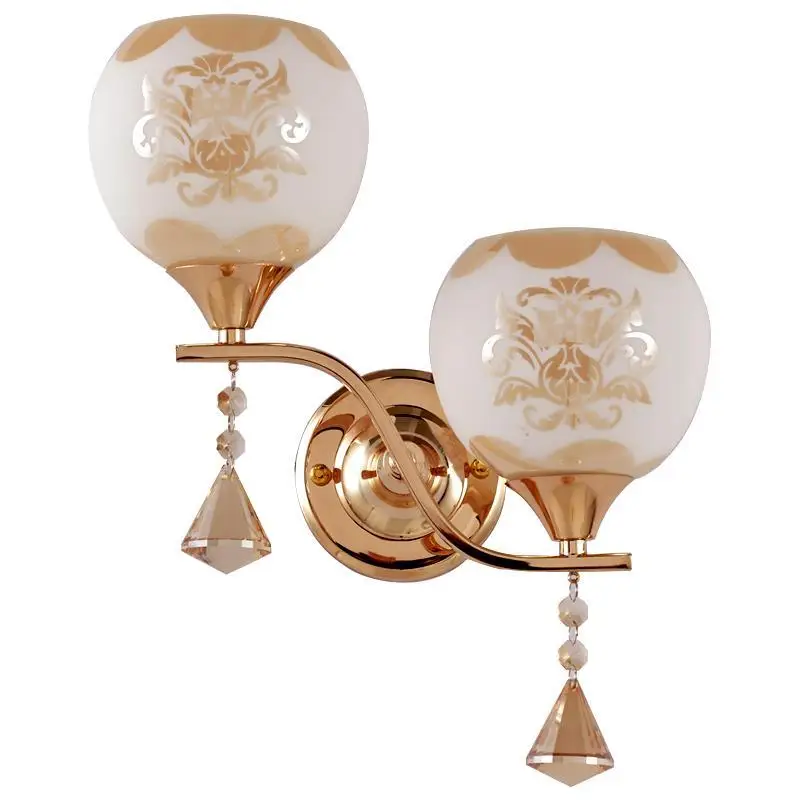 Современный настенный светильник в стиле деко Lampen с кристаллами Aplique Luz Pared