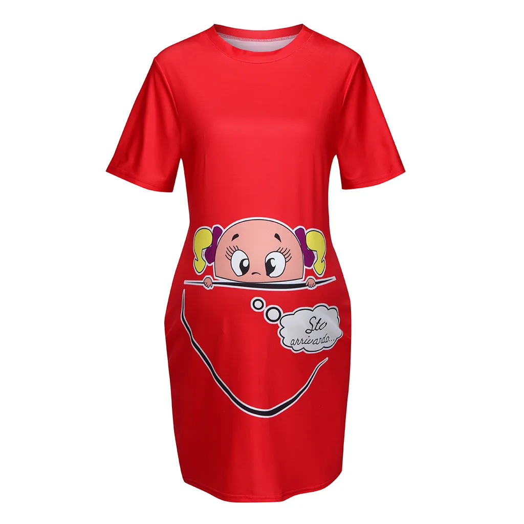 Новая блузка для беременных женщин футболки топы с круглым вырезом коротким