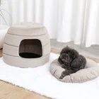 Складная пещера для кошек, теплый домик, лежанки для домашних животных, кошек, диванные коврики, собаки для маленьких котят, домашнее окно, спальное гнездо, товары для дома