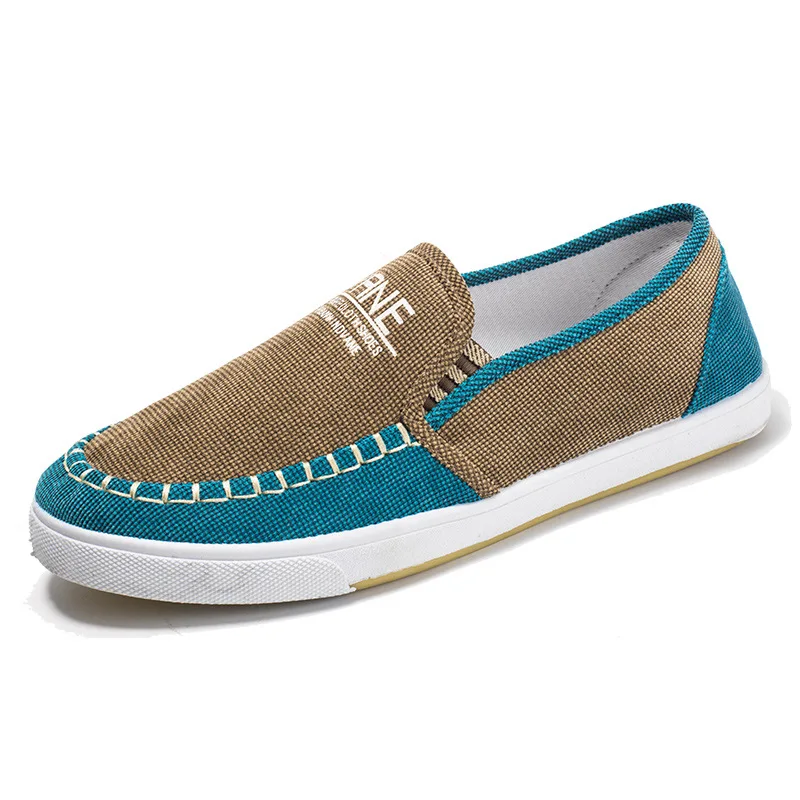 2020 Новая повседневная обувь мужская парусиновая дышащие удобные туфли мужские