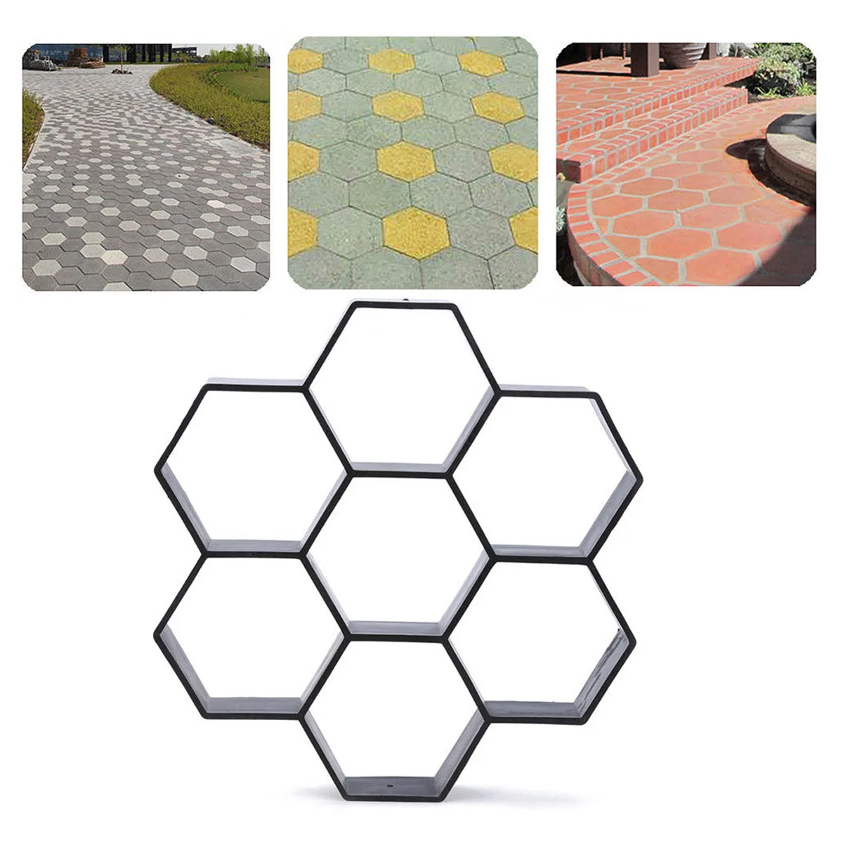 DIY Модель тротуара для школы дома сада бетонный камень цементная форма трафарет