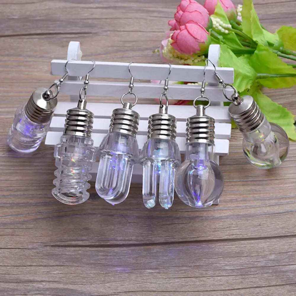 Красосветильник светодиодные лампочки светящиеся серьги забавные панковские