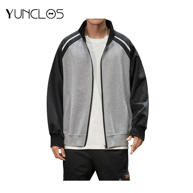 

Новинка, мужская повседневная приталенная флисовая куртка на молнии, свитшот с карманами и капюшоном, полосатые топы, женская повседневная ...