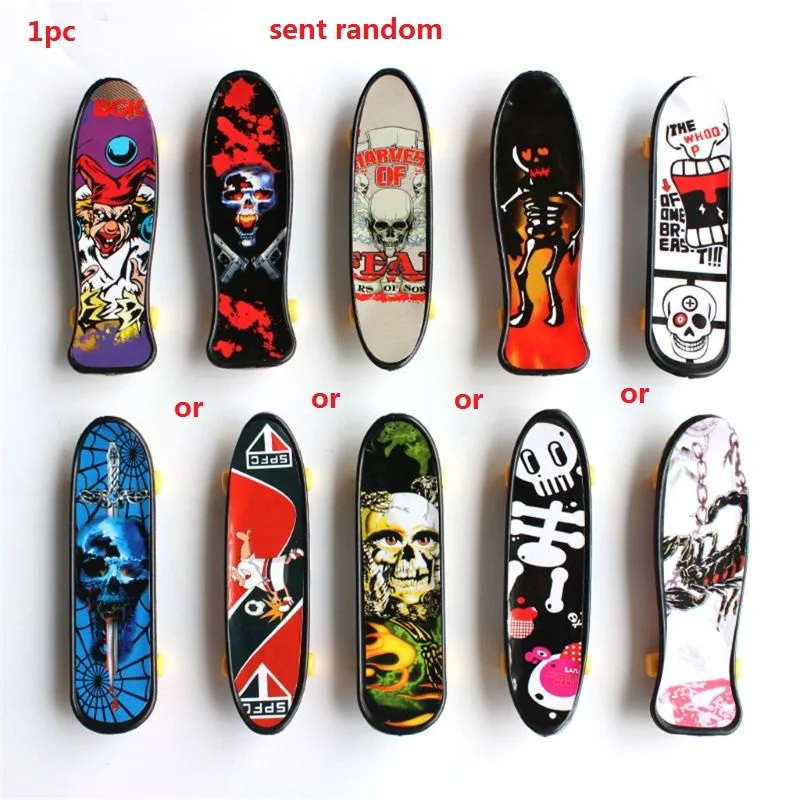 

Cool Skull FingerBoard Mini Skateboard Kid Toy Party Favor Gift