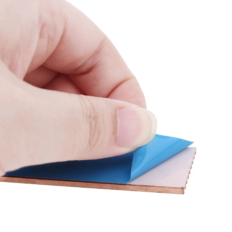 

H4GA Pure Copper Heatsink Cooler Heat Sink Thermal Conductive Adhesive for M.2 2280 PCI-E NVME SSD 2/3/4mm