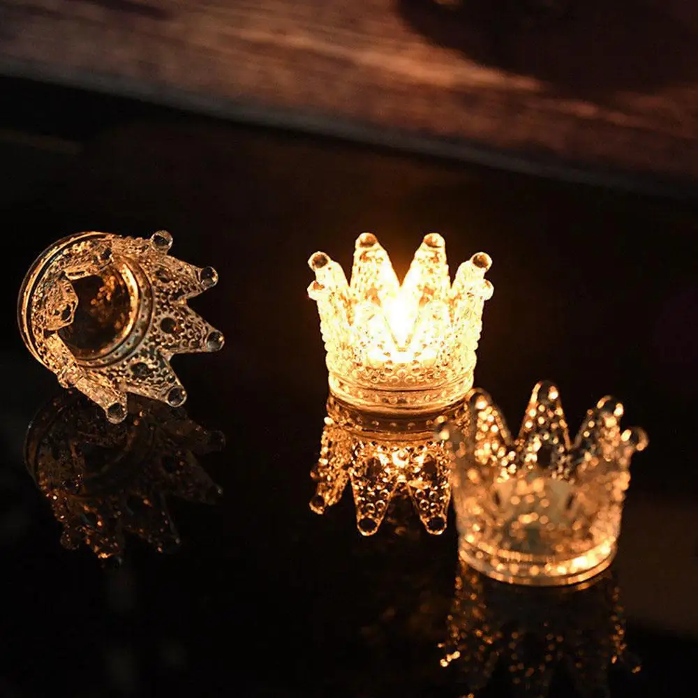 Подсвечник Crown Хрустальная пепельница высокое боросиликатное стекло практичная