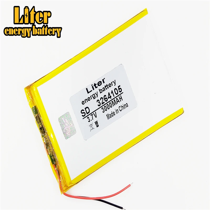 3264105 3065105 3.7V 3000mah Lithium polymer Battery with Protection Board For 7 inch Tablet PC | Электроника