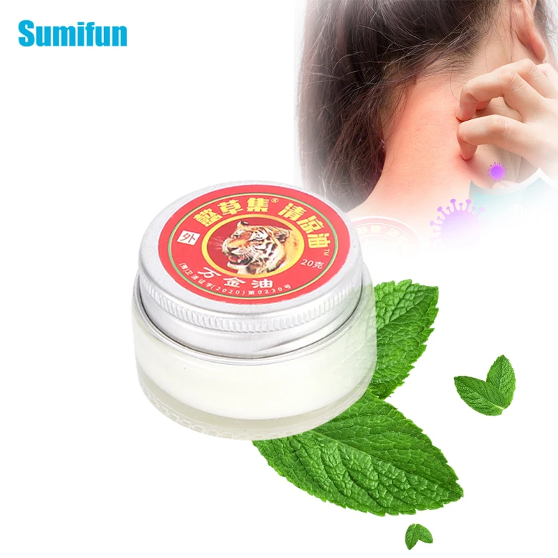 

20g Tiger Balm Anti Itch Ointment Medical Herbal Antibacterial Cream Relieve Dizziness Headache Itching Refreshing Cooling Oil