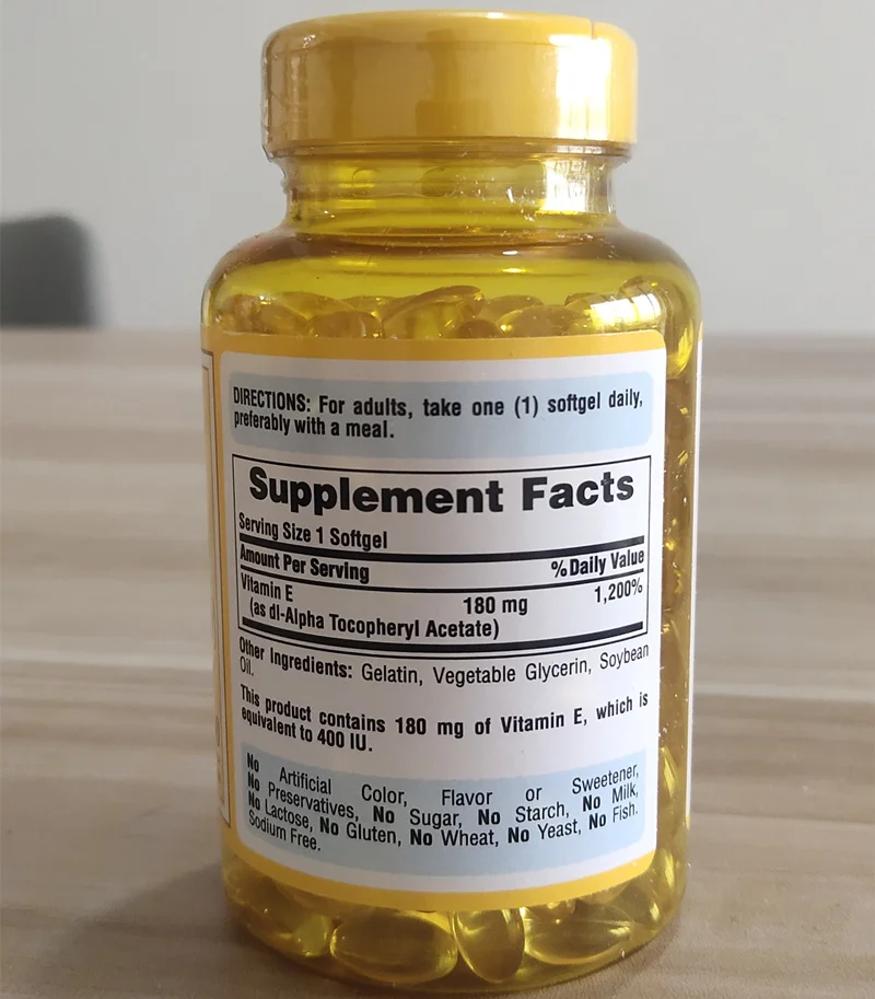 Витамин Е от Puritan's Pride/250 капсул 400IU|oil aromatic|oil oiloil long |