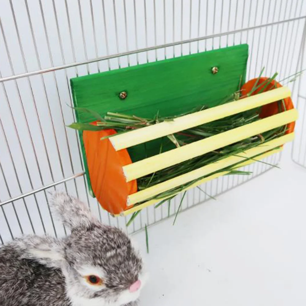 Новый горячий деревянный держатель для хомяков кроликов кормушка хомяка морских