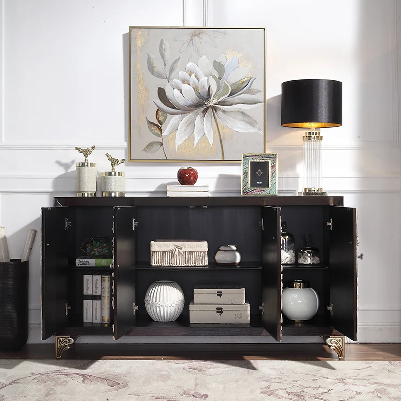 Шкаф-консоль для коридора простой Роскошный домашний шкаф в современном