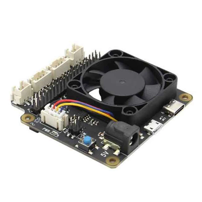 

X857 V2.0 MSATA SSD Expansion Board+X735 V2.5 Power Management&PWM Cooling Fan Board for Raspberry Pi 4B