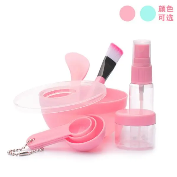 F-Random Color(9PCS) Набор силиконовых масок для лица "сделай сам", кисточка палочка для макияжа, косметологические приборы - Цвет: F-Random Color(9PCS)