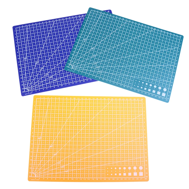 

30*22cm A4 Cutting Mat Fabric Leather Paper Cutting Board Sewing Pad Stationery Art Supplies Cut Cardboard