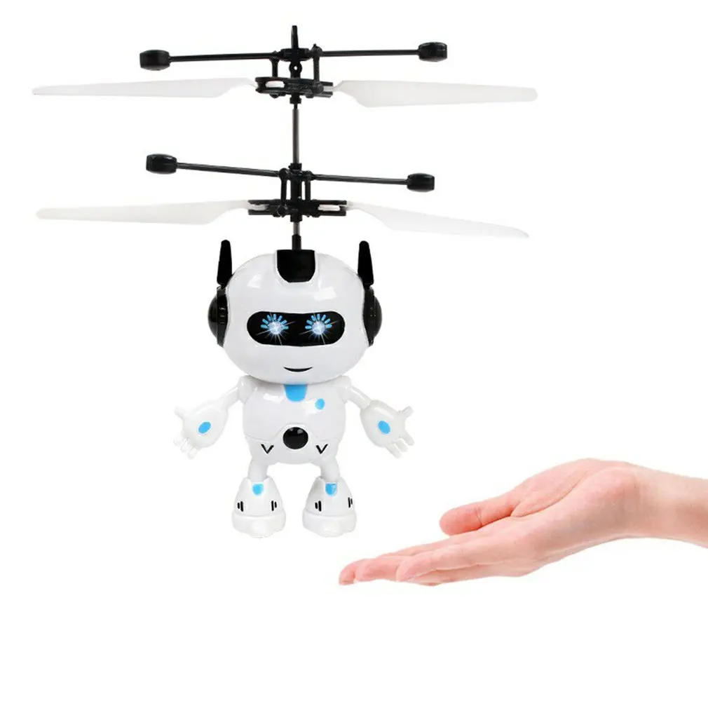 Интеллектуальный робот с ручным датчиком летающий детские игрушки электронный