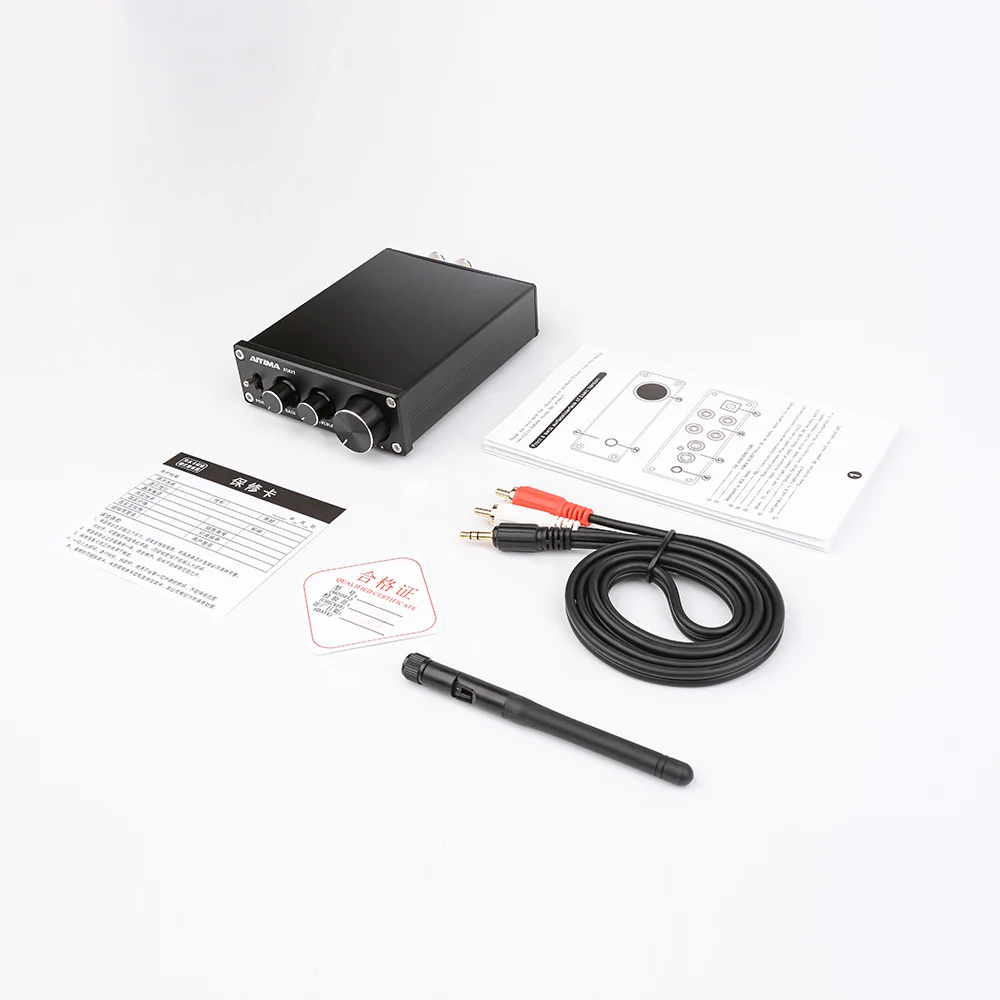 AIYIMA TPA3116D2 Bluetooth 4,2 усилитель мощности 50Wx2 стерео TPA3116 цифровой усилитель звука мини домашний аудио усилитель - Цвет: TPA3116D2 Amplifier