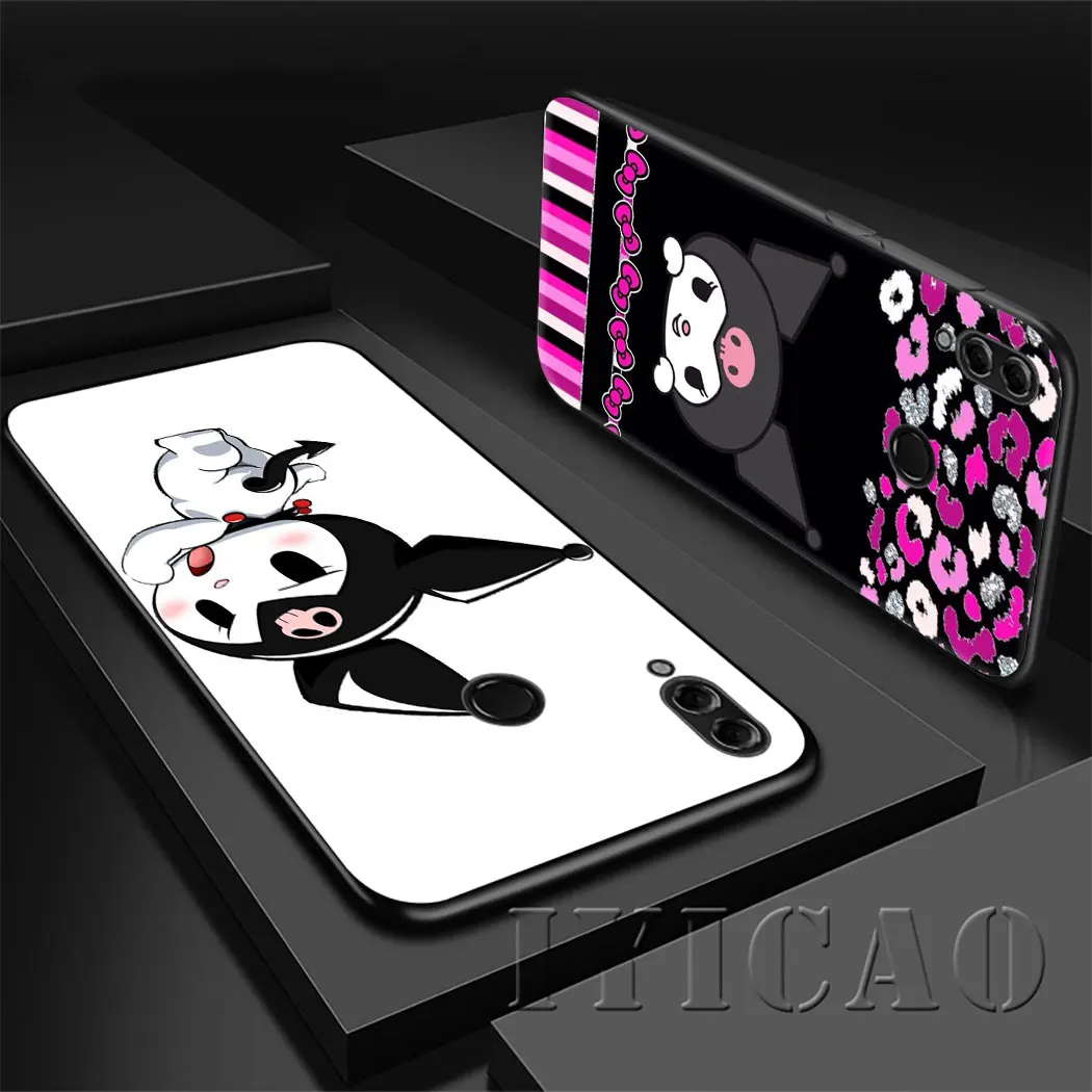 IYICAO Kuromi Красочный милый мягкий чехол для Huawei Mate 10 20 30 Pro Lite Y5 Y6 Y7 Y9 Prime Nova 3i