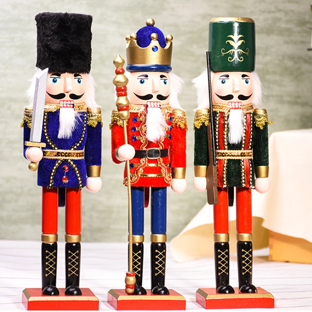 Деревянная подвеска винтажная ручная работа гайковёр кукла солдат марионетка