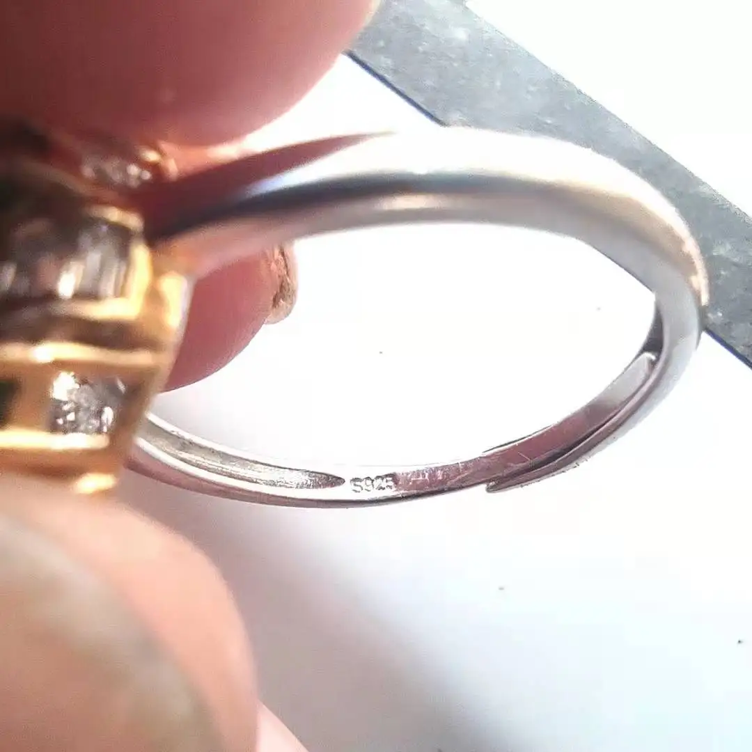 KJJEAXCMY Изящные Ювелирные изделия натуральный изумруд искусственное серебро новые