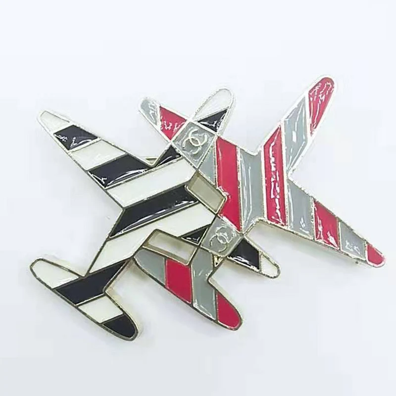 1 шт. женская брошь в виде самолета|pin aircraft|alloy pinaircraft pin |