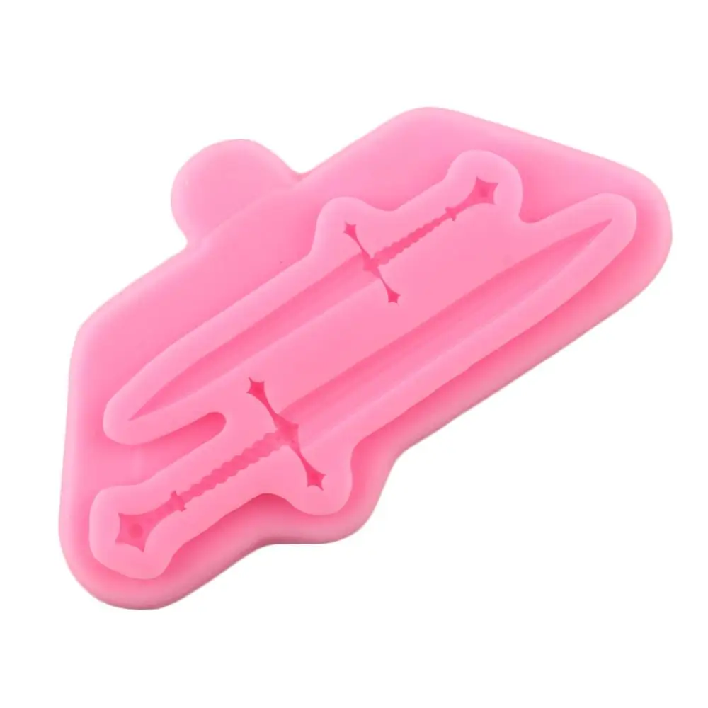 Рыцарь боевые мечи силиконовая форма детский день рождения конфеты шоколад