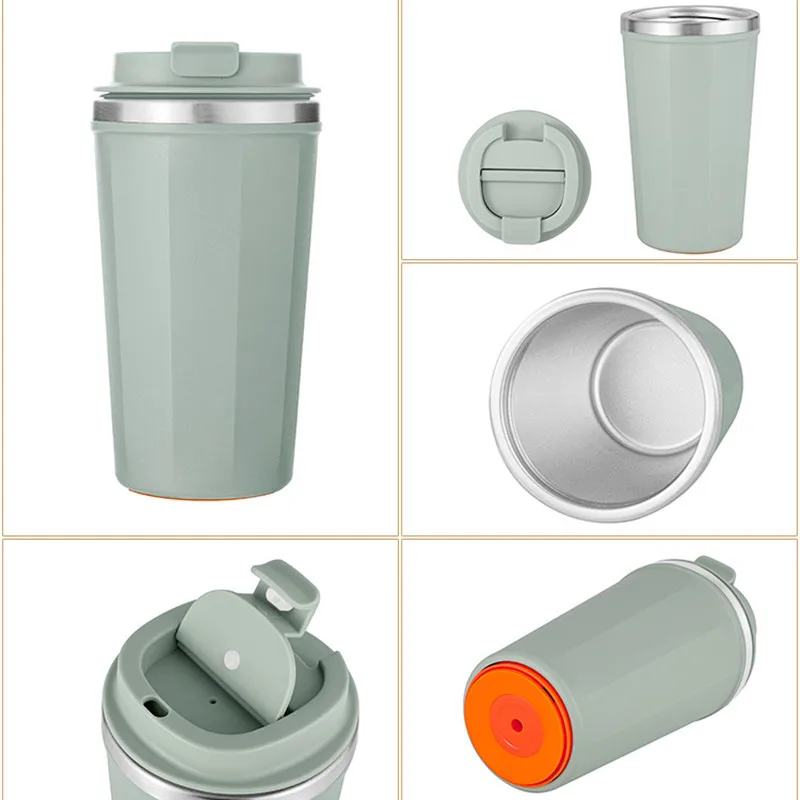 

Double Wall Thermos Cup Coffee Mug Not Fall Design Insulated Vacuum Thermal Flask Tumbler Thermocup Thermal Cup Keep Warm Cool