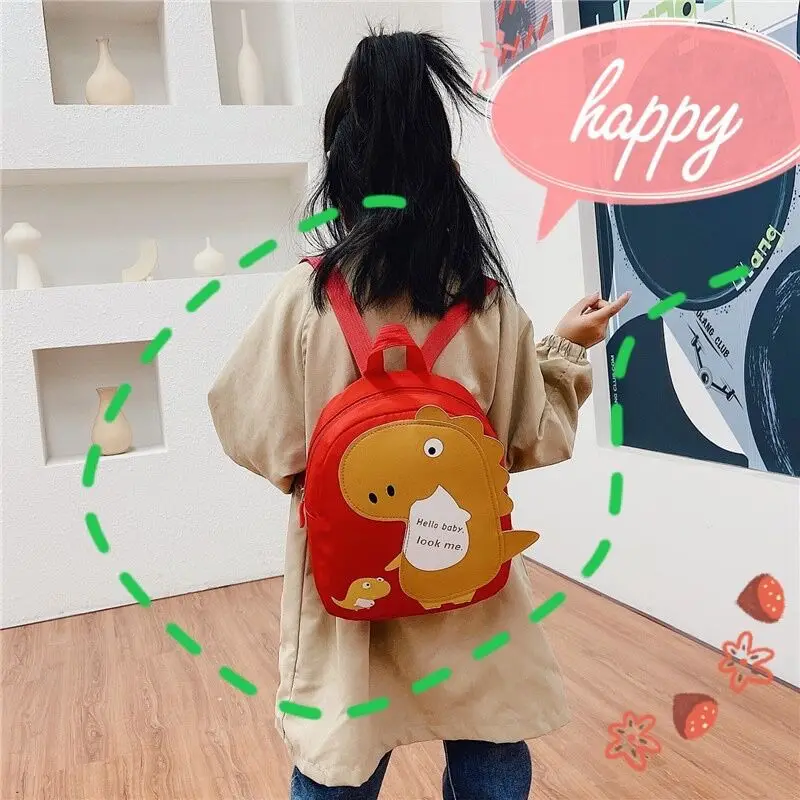 

Baby Plush Backpack Animal School Bags Cartoon Dinosaur Cute Nylon Plushback Children Bag Kindergarten Schoolbag Kids Backpack